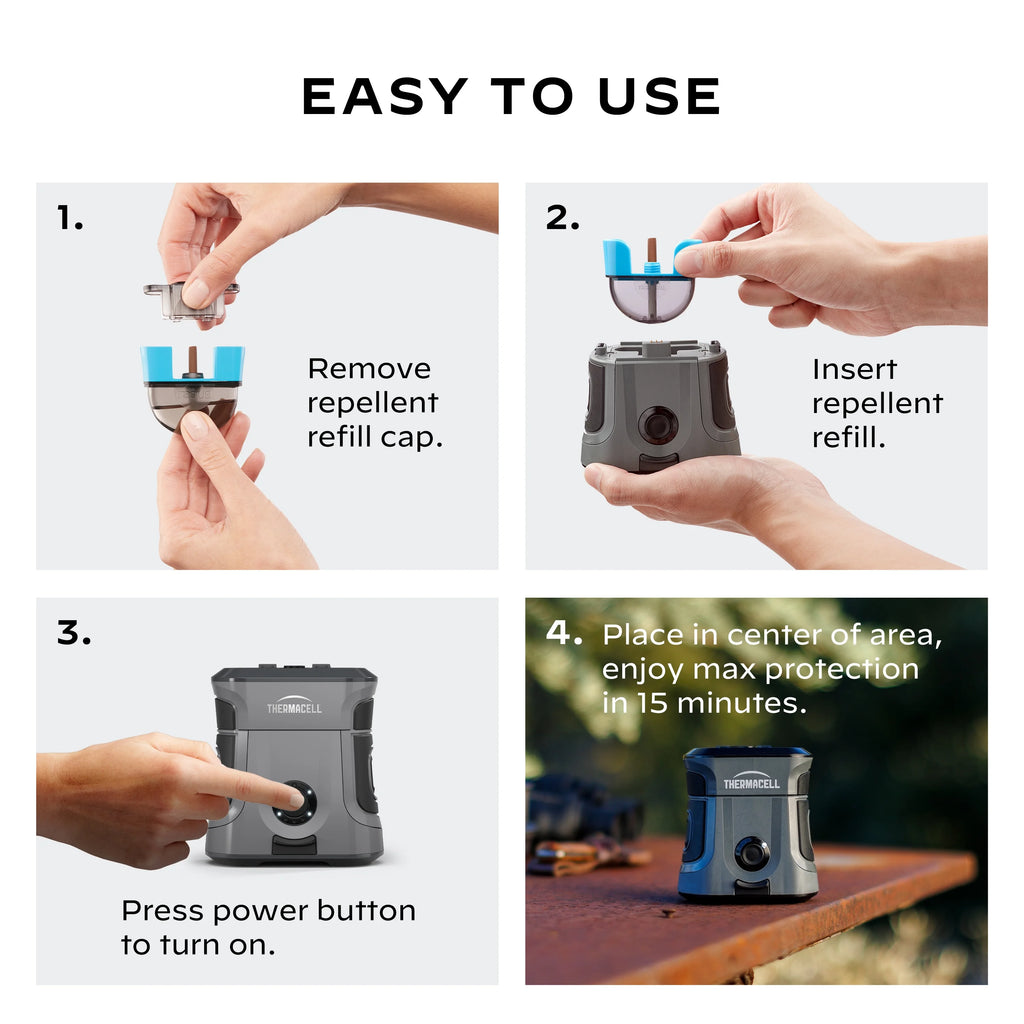 Rechargeable Mosquito Repellent with 12-Hour Refill W769