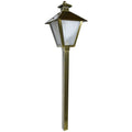 Antique Brass 12V Post Lantern Path Light H806468
