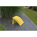 Recycled Plastic Folding Ottoman, Lemon Yellow G264327