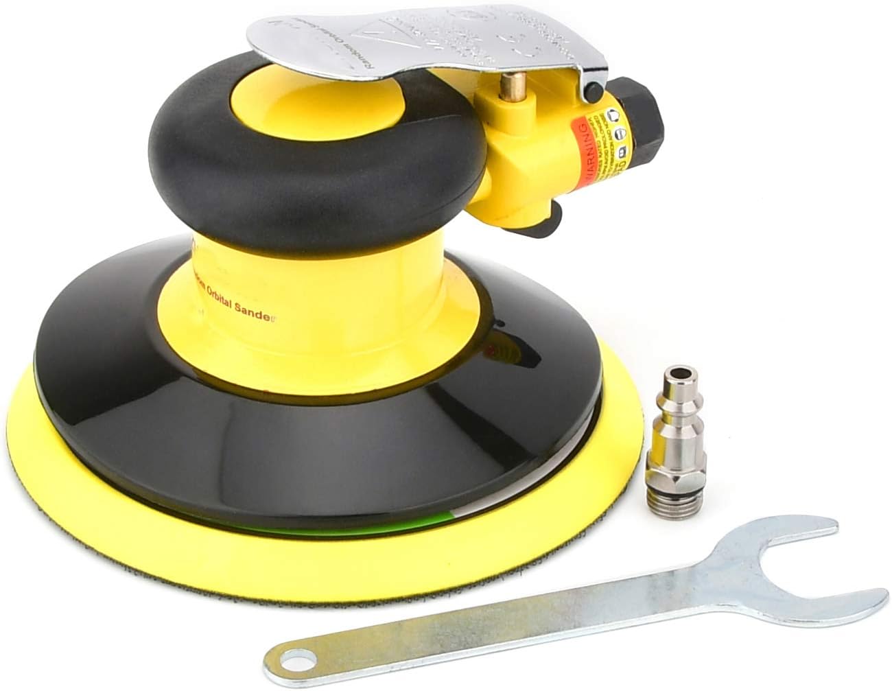 6-inch Yellow Pneumatic Palm Sander Pack of 2 K36356