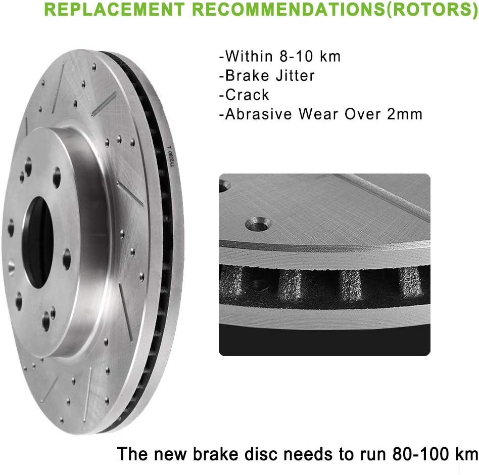 Brake Rotors and Ceramic Brake Pads Kit T204