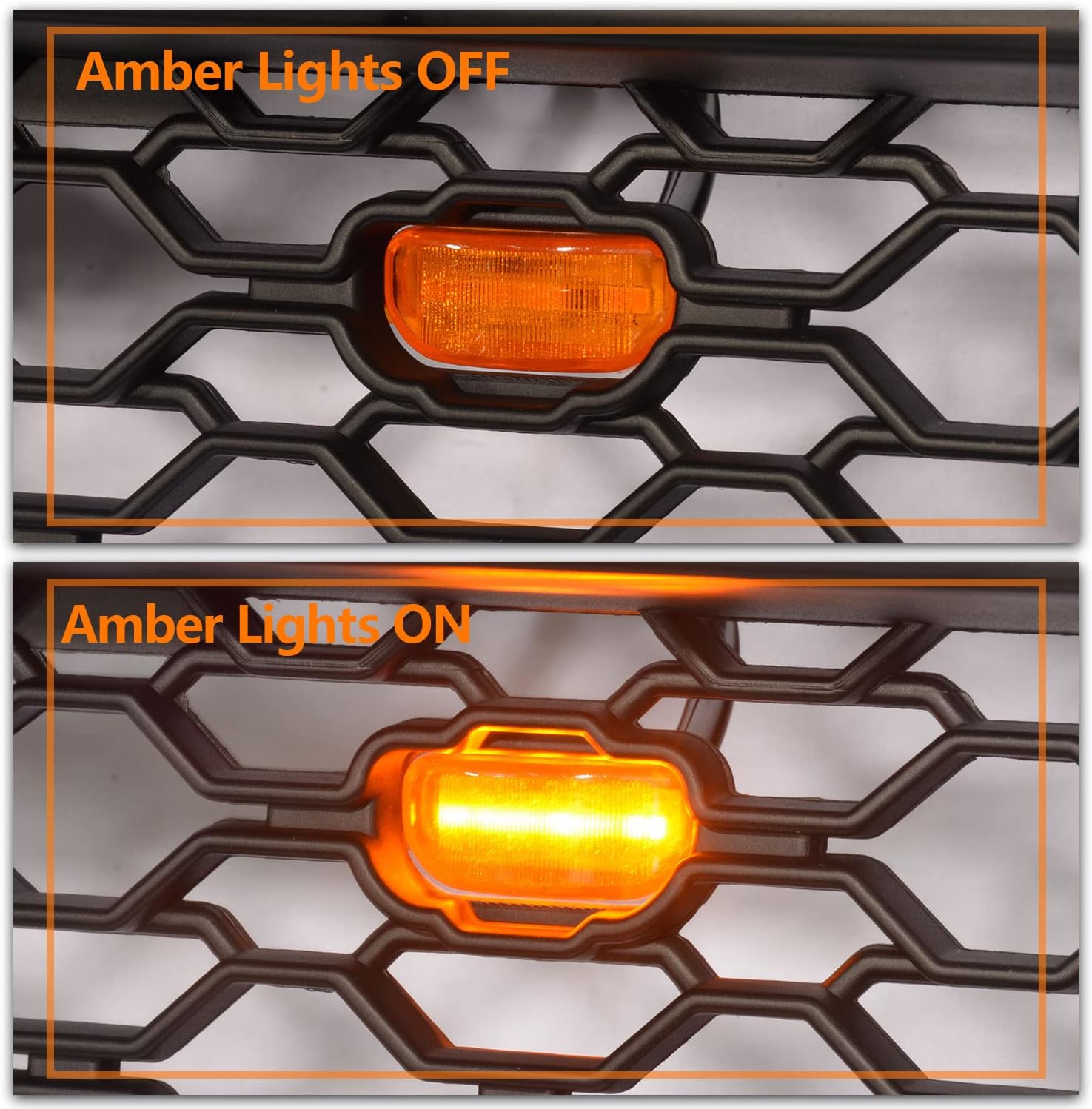 Modified Grill with 4 LED Light Logo Letters E67146