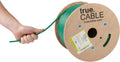 500ft Green 23AWG 4 Pair Solid Bare Copper Bulk Ethernet Cable E188623