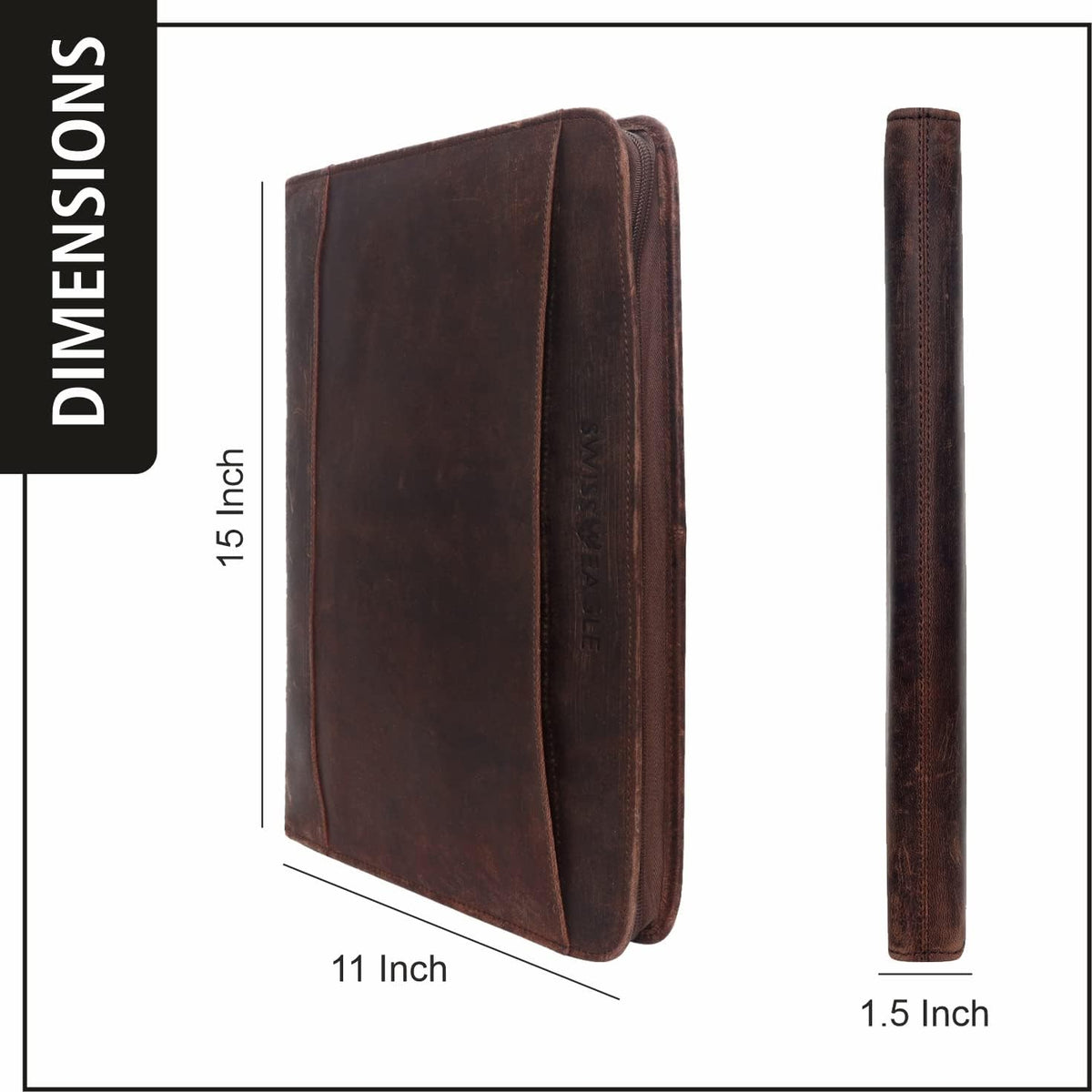 Leather Portfolio Folder Pack of 2 D294052