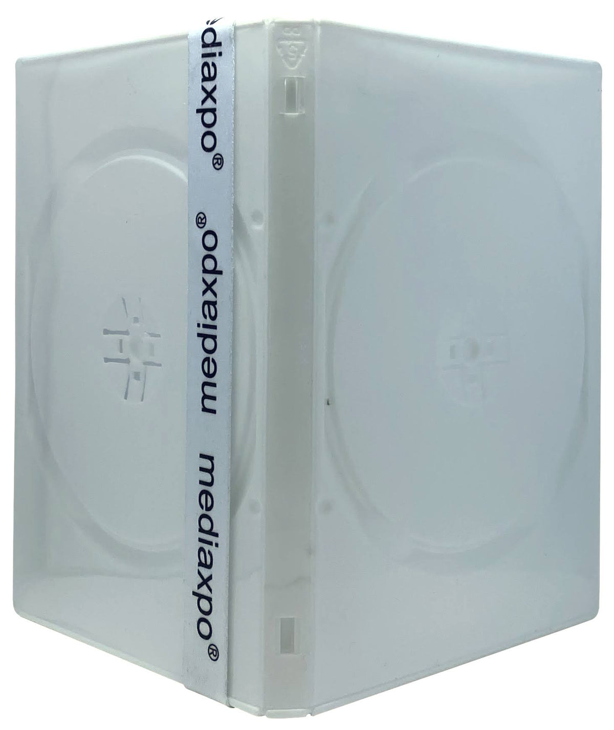 100 Standard White Quad 4 Disc DVD Cases G777357
