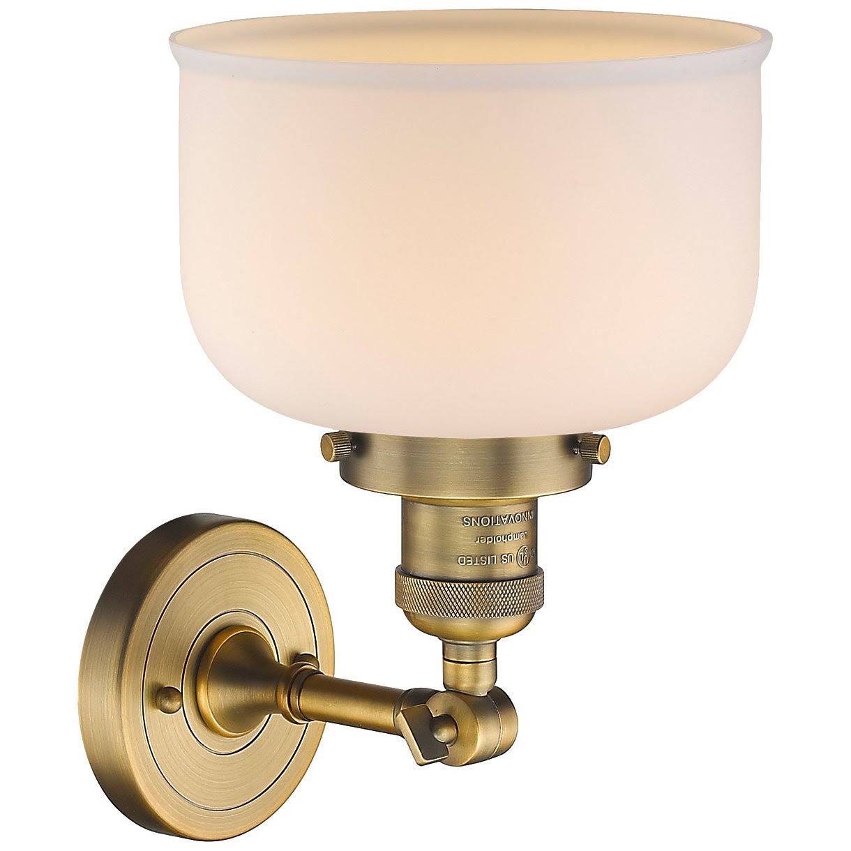Large Bell 1 Light Sconce LED (Brass) A8059