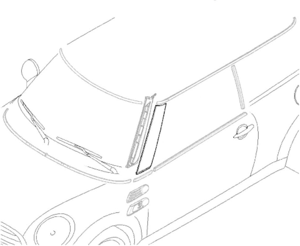 A-Pillar Post Trim Cover X110621