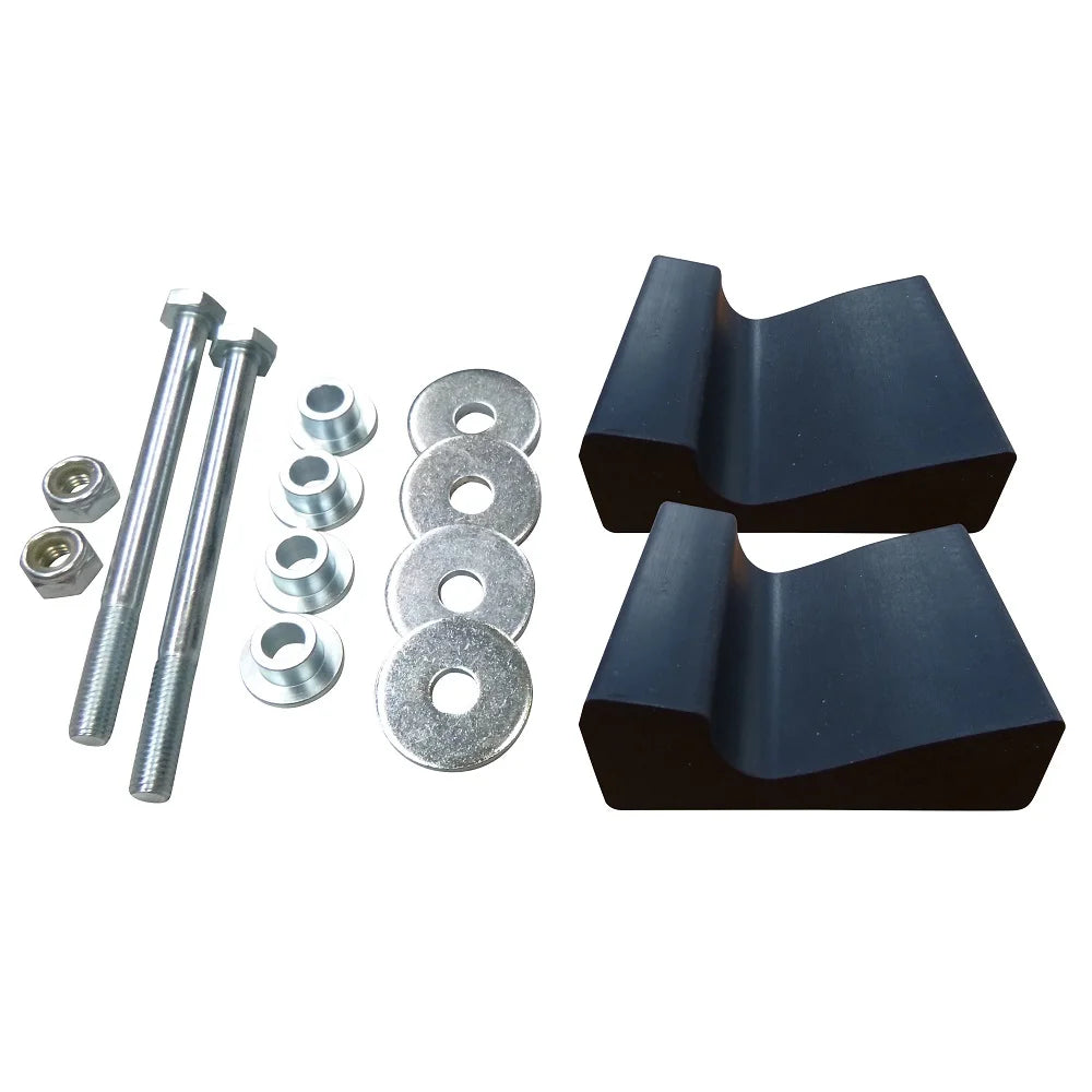 Yellow Snowmobile Skis with 9" Shaper Bars Complete Kit M3953