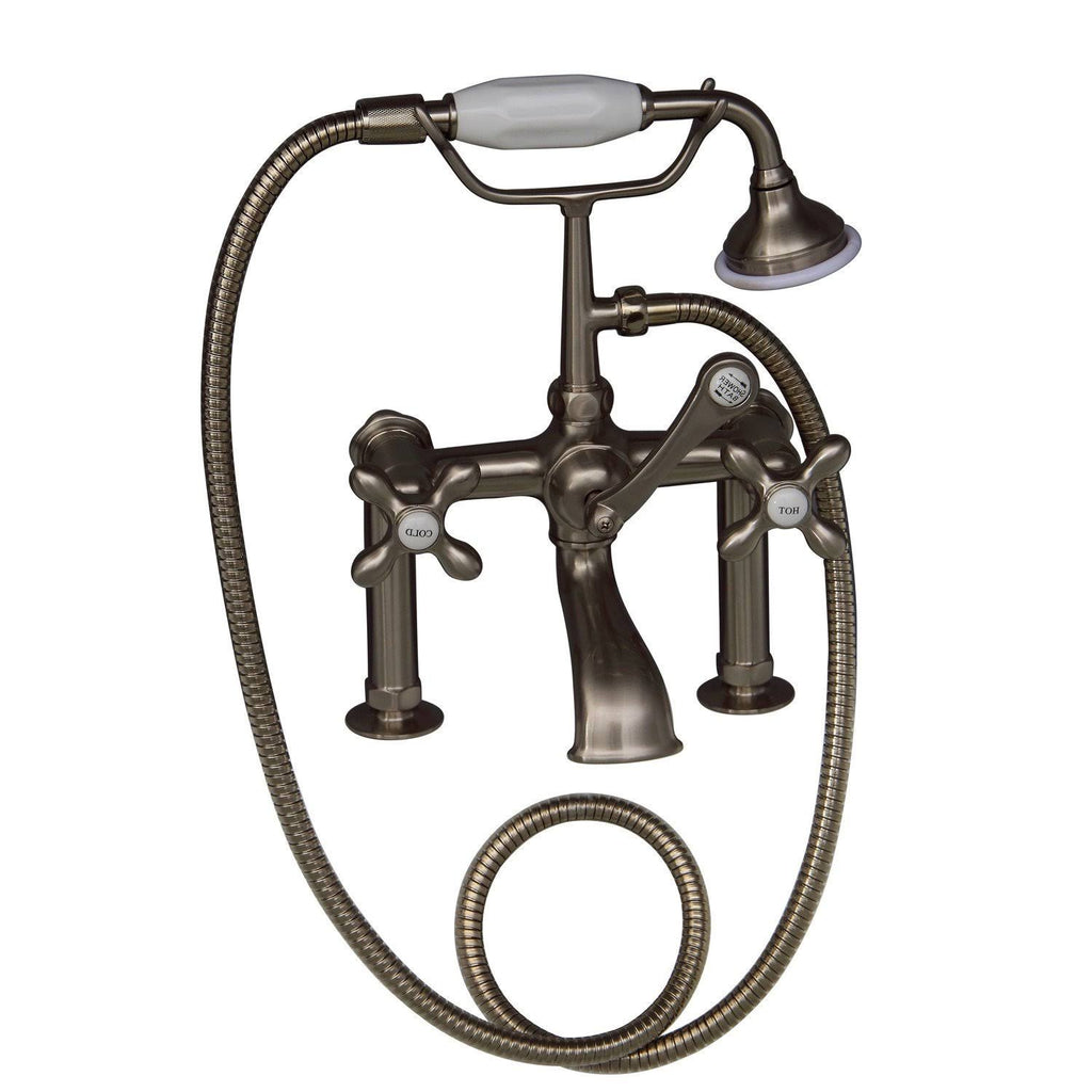 Tub Rim Mounted Faucet with Hand Held Shower K45211