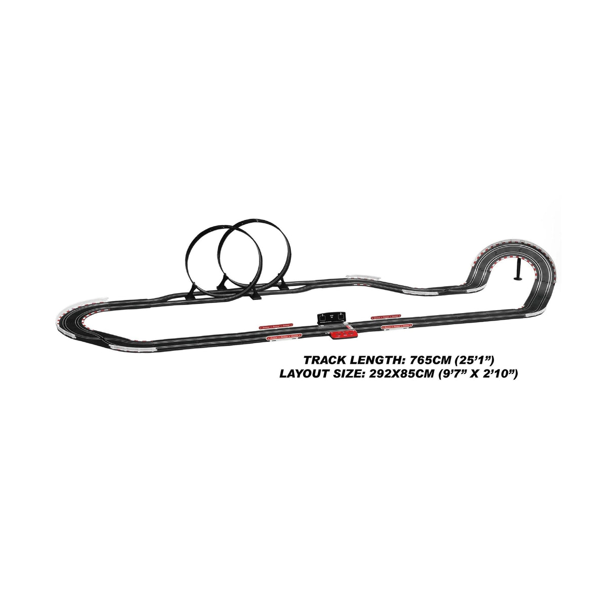 USB Power Slot Car Racing Set L624889