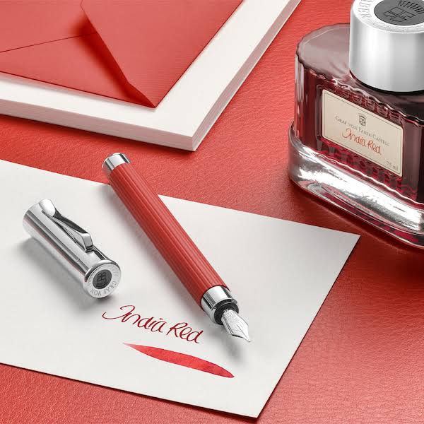 Fountain Pen India Red Broad R38935