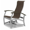 Textured Silver Mocha Patio Chair D188