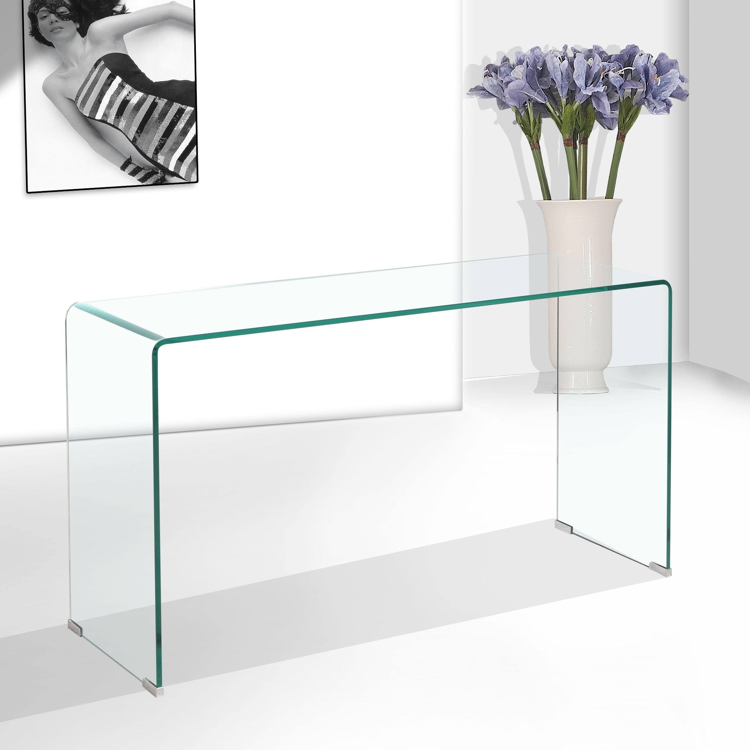 Glass Console Table W446