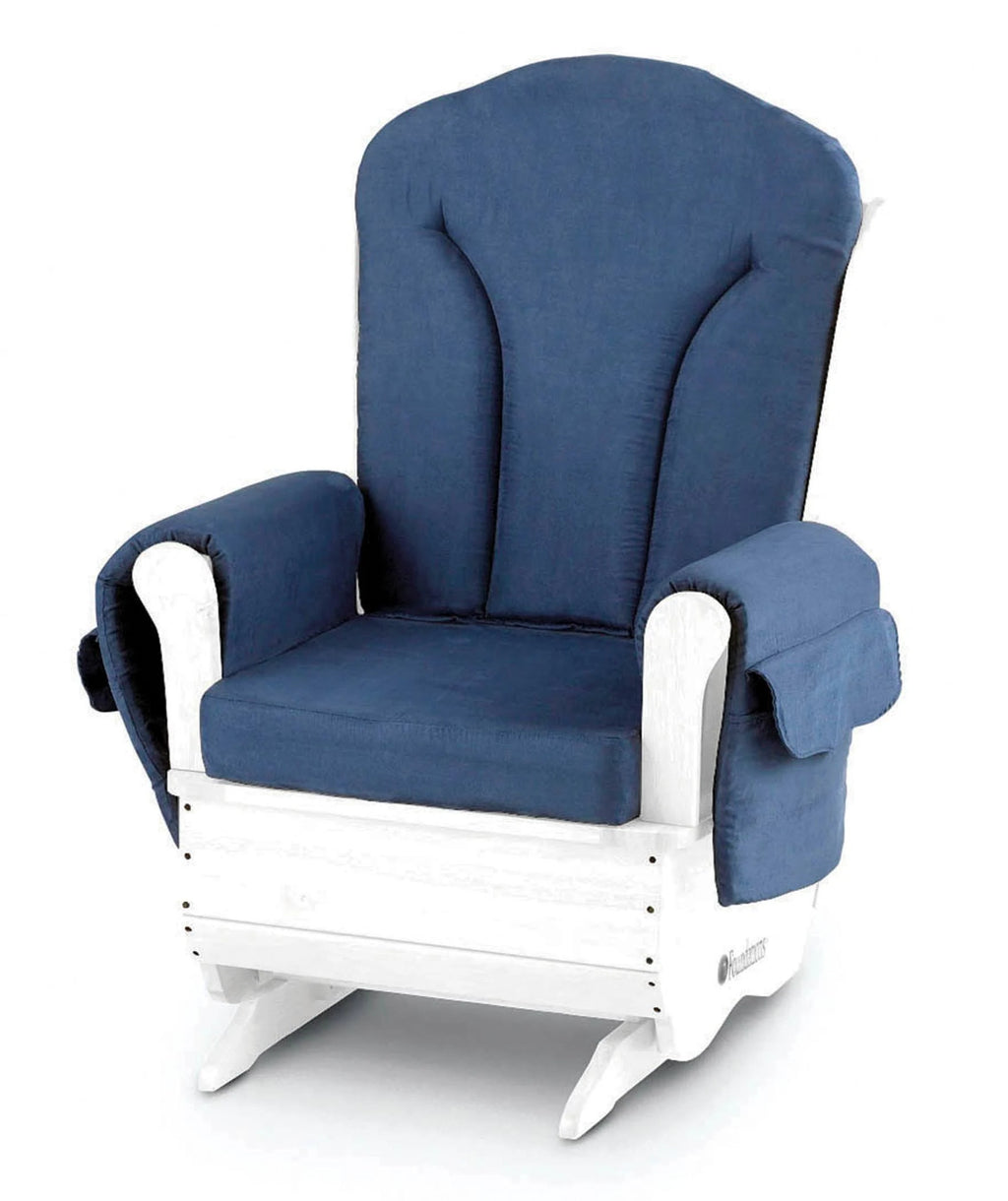 White/Blue Glider Rocker Y926