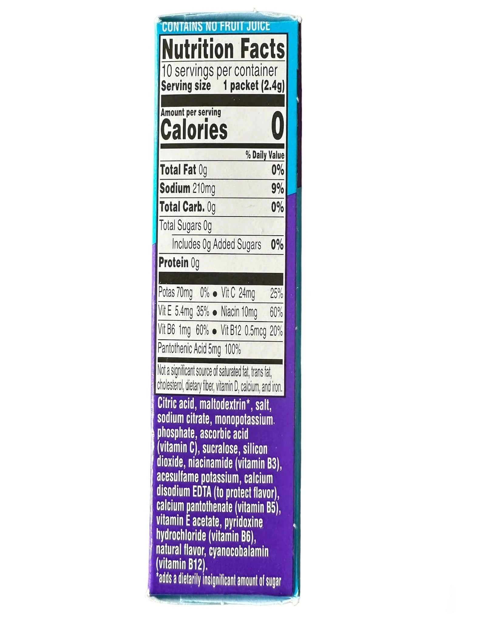 Grape Propel Zero Powder Packets, 10-Count (Pack Of 6) V2646