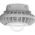 Gray LED Ceiling Light with Clear Globe R35534