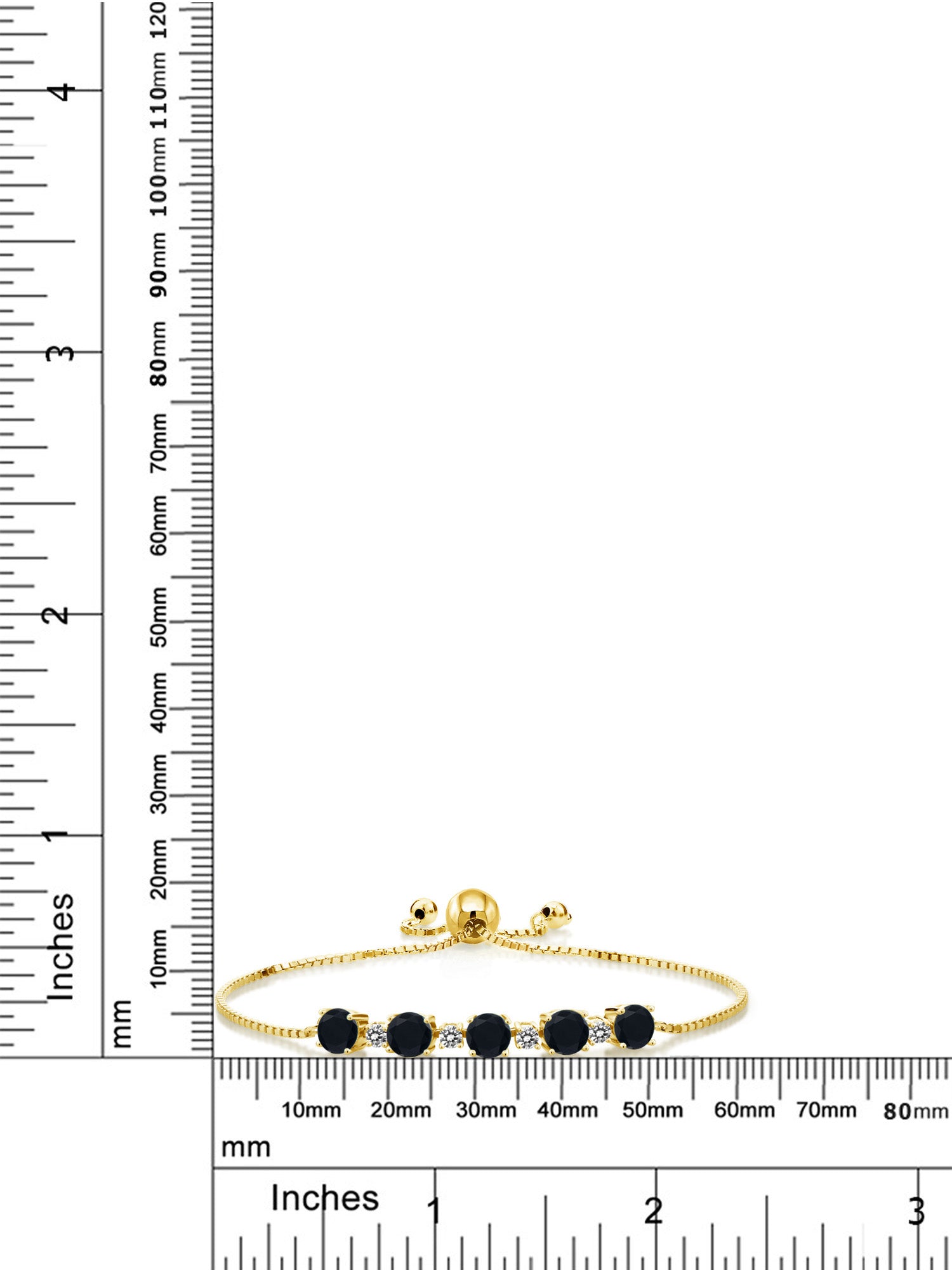 18K Yellow Gold Plated Silver Bracelet A941478