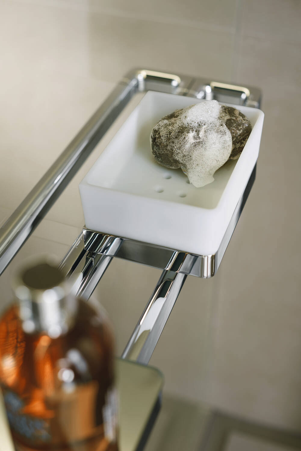 Chrome Shower Basket G73908