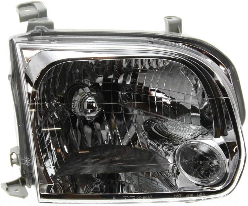 Toyota Sequoia Headlight Assembly 2005 2007 Passenger Side U31385