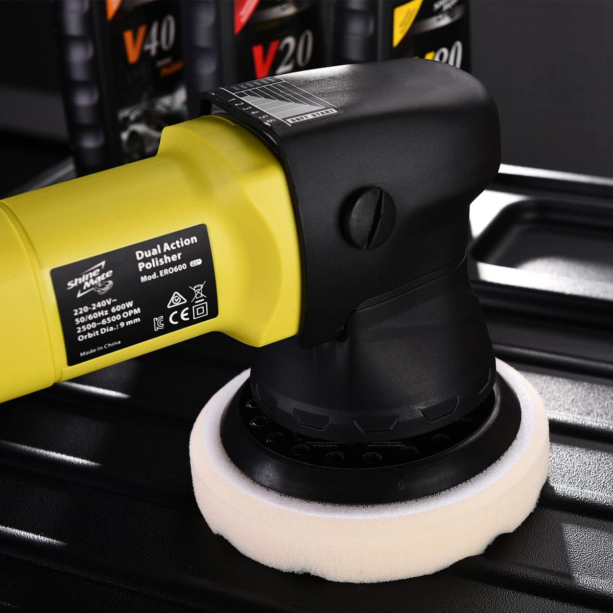 Dual Action Polisher with Foam Pads A8644