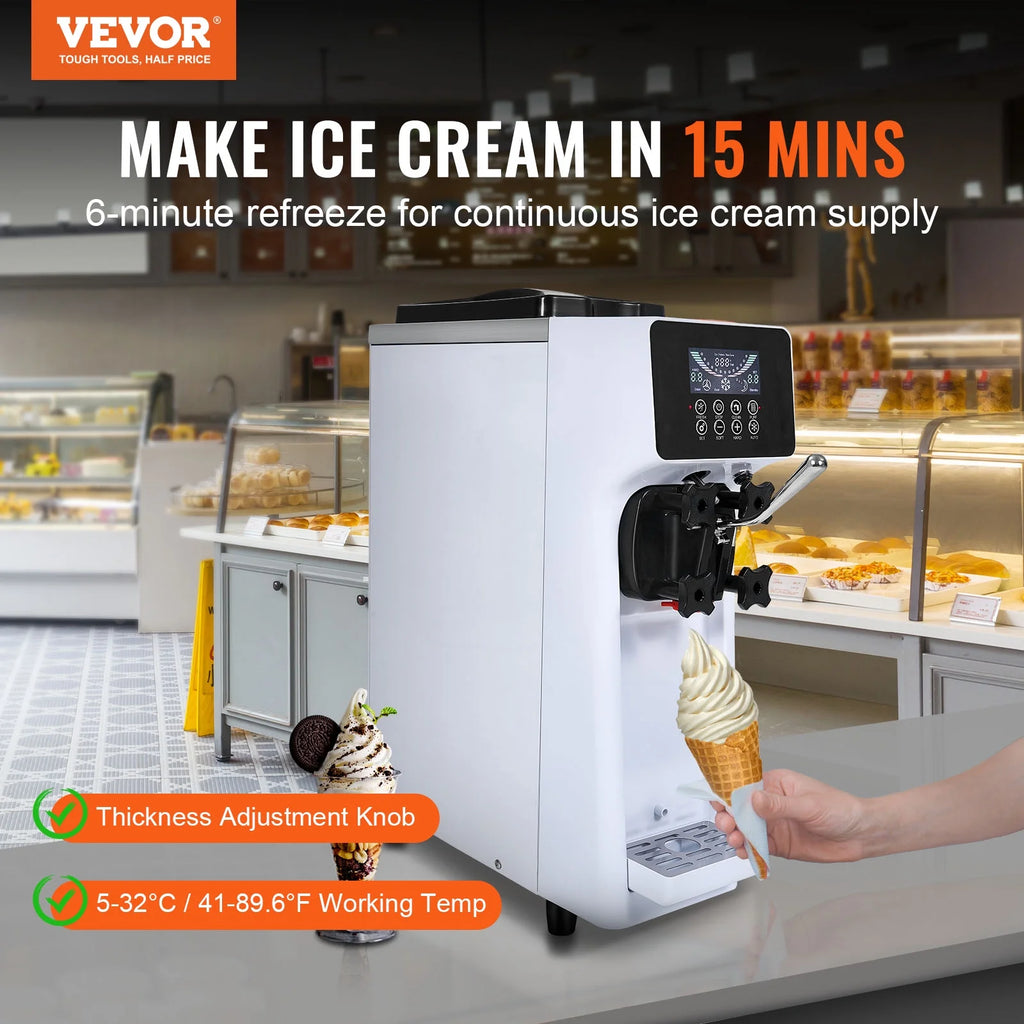 10L/H Soft Serve Ice Cream Machine J651
