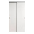Beige Primed MDF Interior Closet Sliding Door with Trim T713798