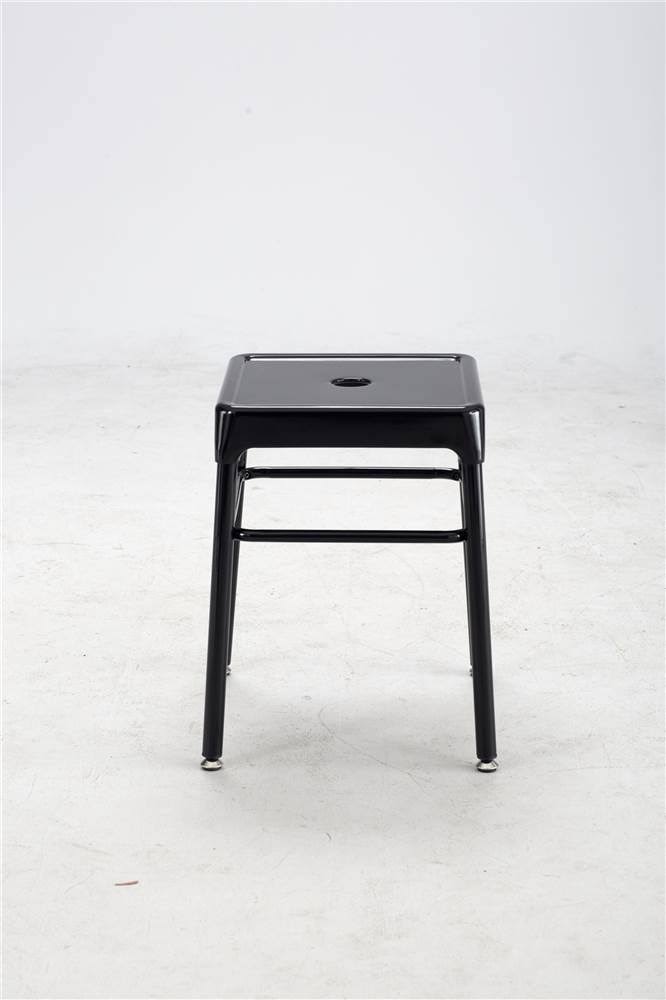 Black Steel Guest Stool Q759125