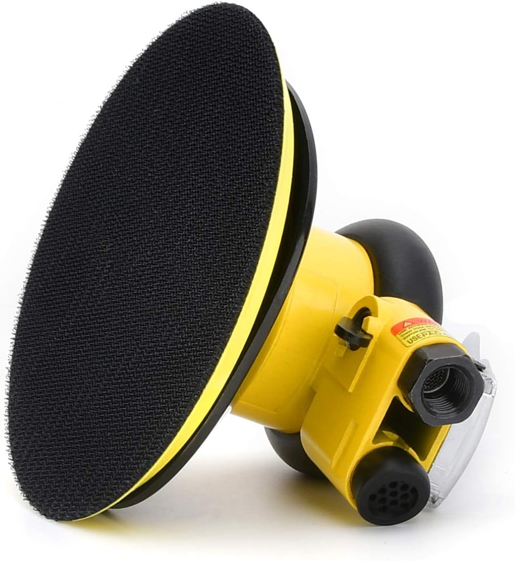 6-inch Yellow Pneumatic Palm Sander Pack of 2 K36356