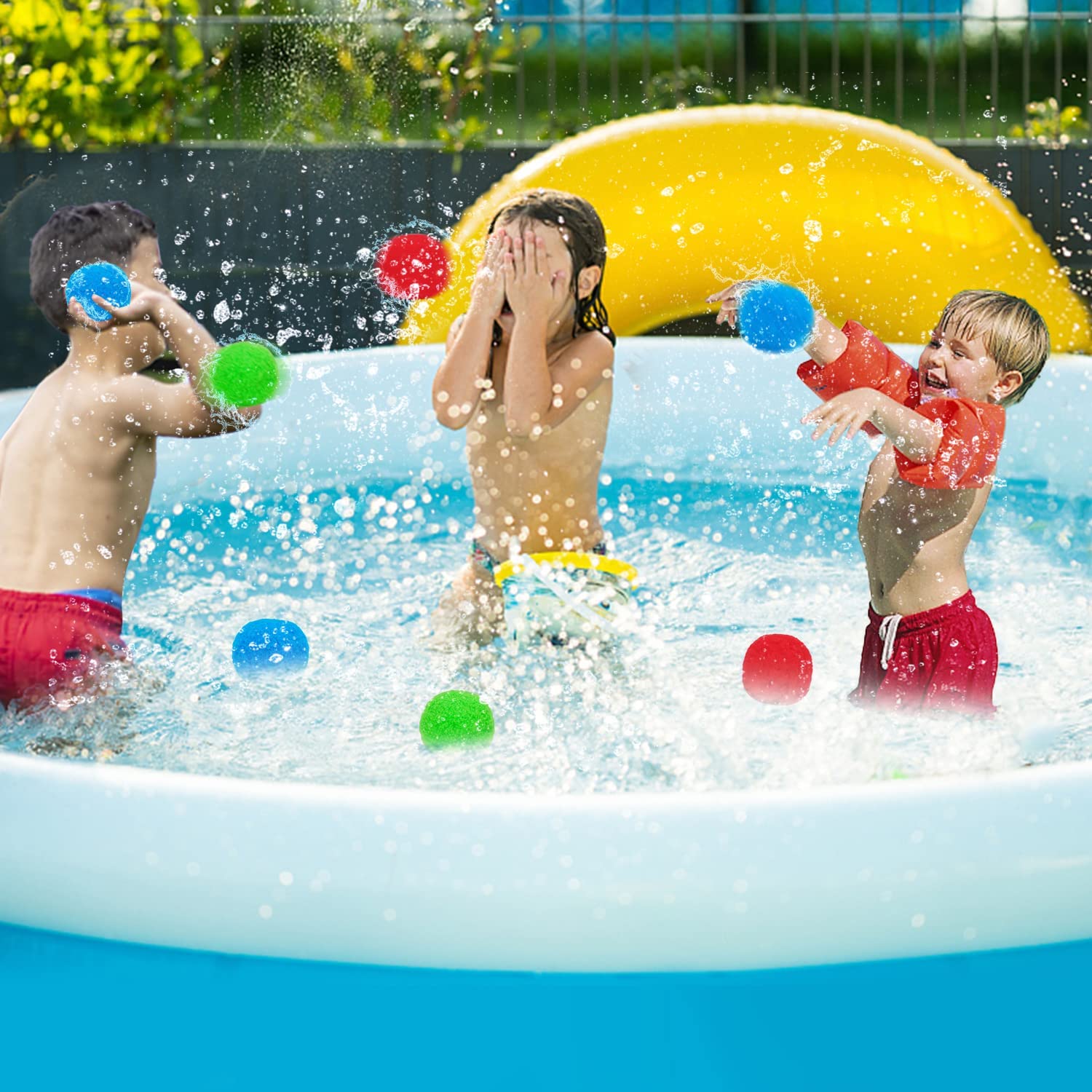 200 Reusable Fabric Water Balloons for Outdoor Games Q3466