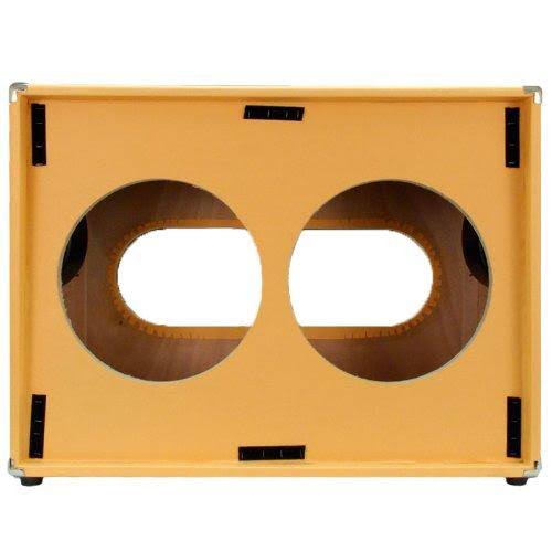 Orange Tolex 2x12 Guitar Speaker Cabinet U7894