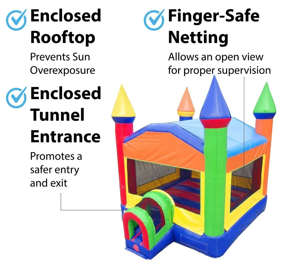 Commercial Inflatable Water Slide Bounce House Combo Trio B9428