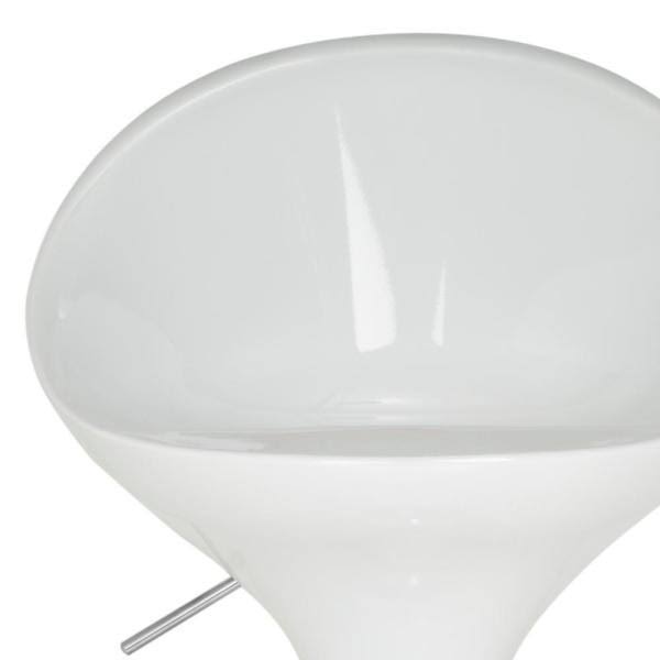 White Swivel Bar Stool J324743