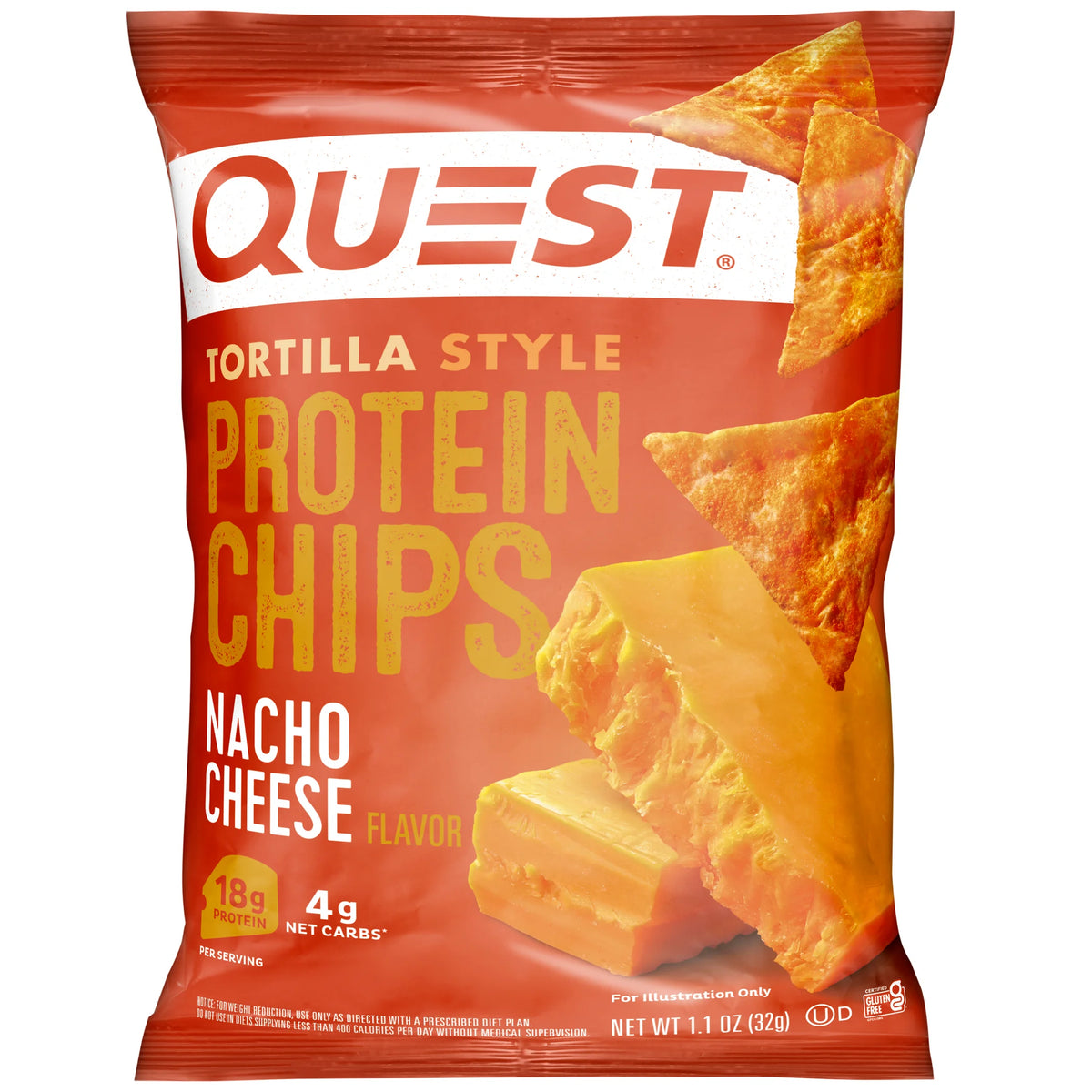 Nacho Cheese and Loaded Taco Tortilla Style Protein Chips Variety Pack, 12 Count C19111