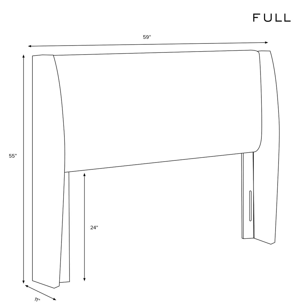 Golden Yellow Linen Wingback Headboard U912