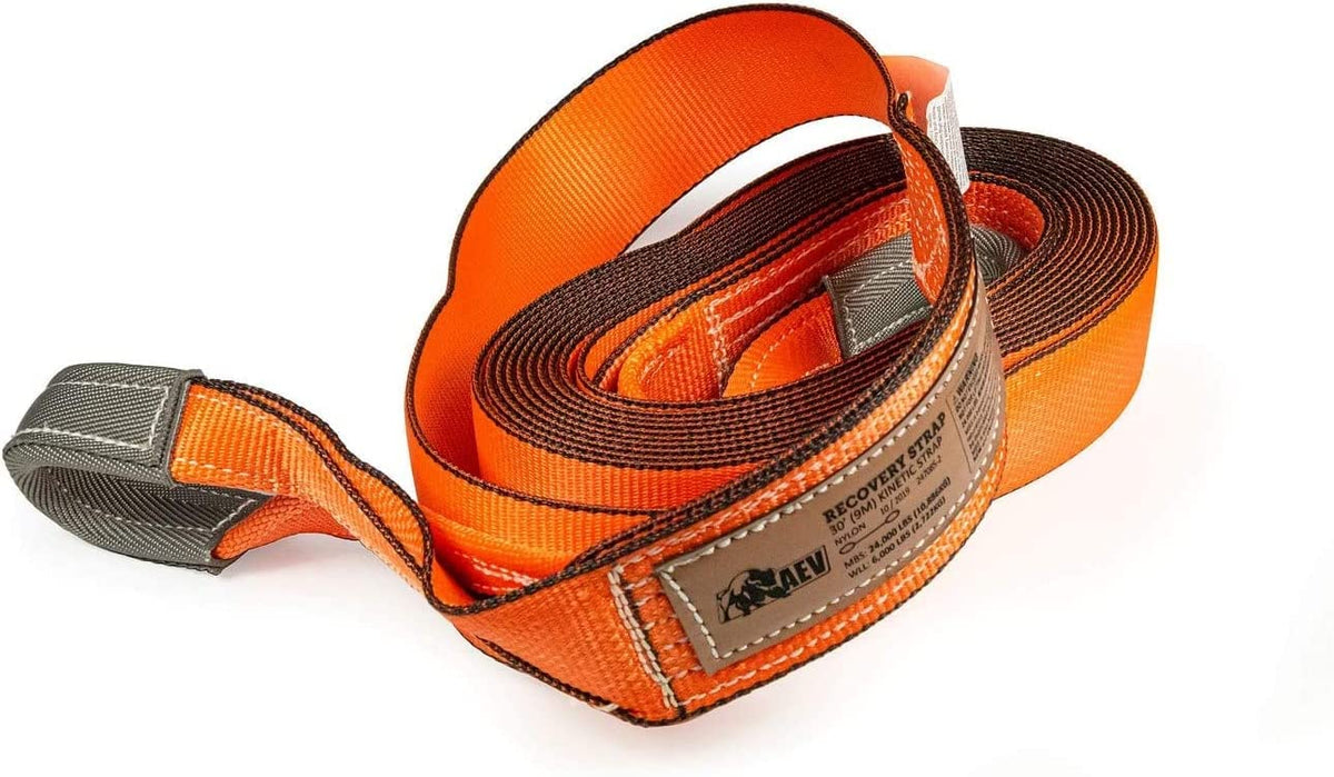 Mid-Size Kinetic Recovery Strap 3" x 30' U8904