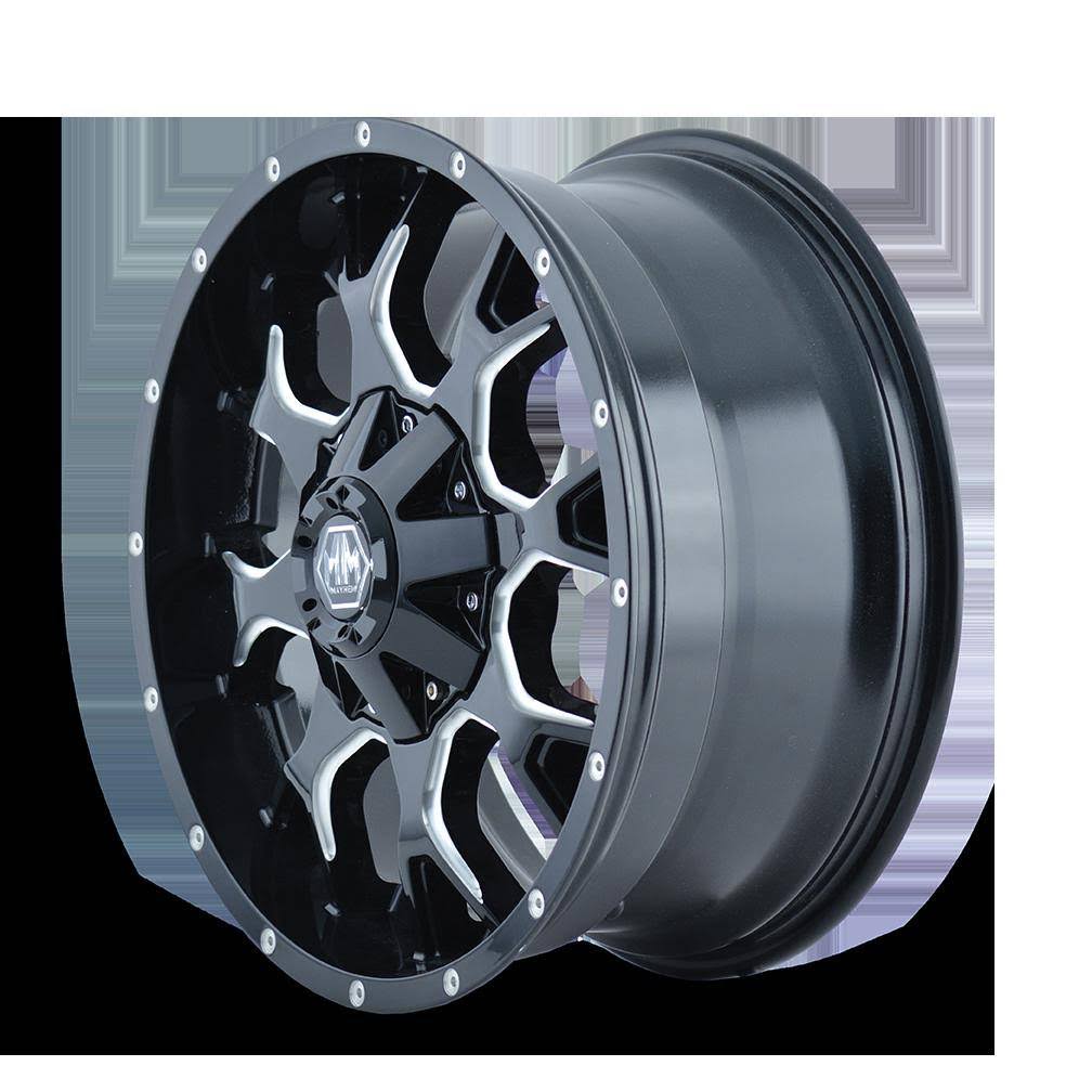 Black/Milled Wheel Rim 20x10 8x180 -25mm L956064