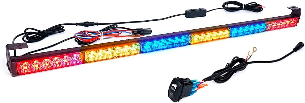 36 Rear LED Chase Light Bars with Strobe Brake Reverse Turn Signal F656359