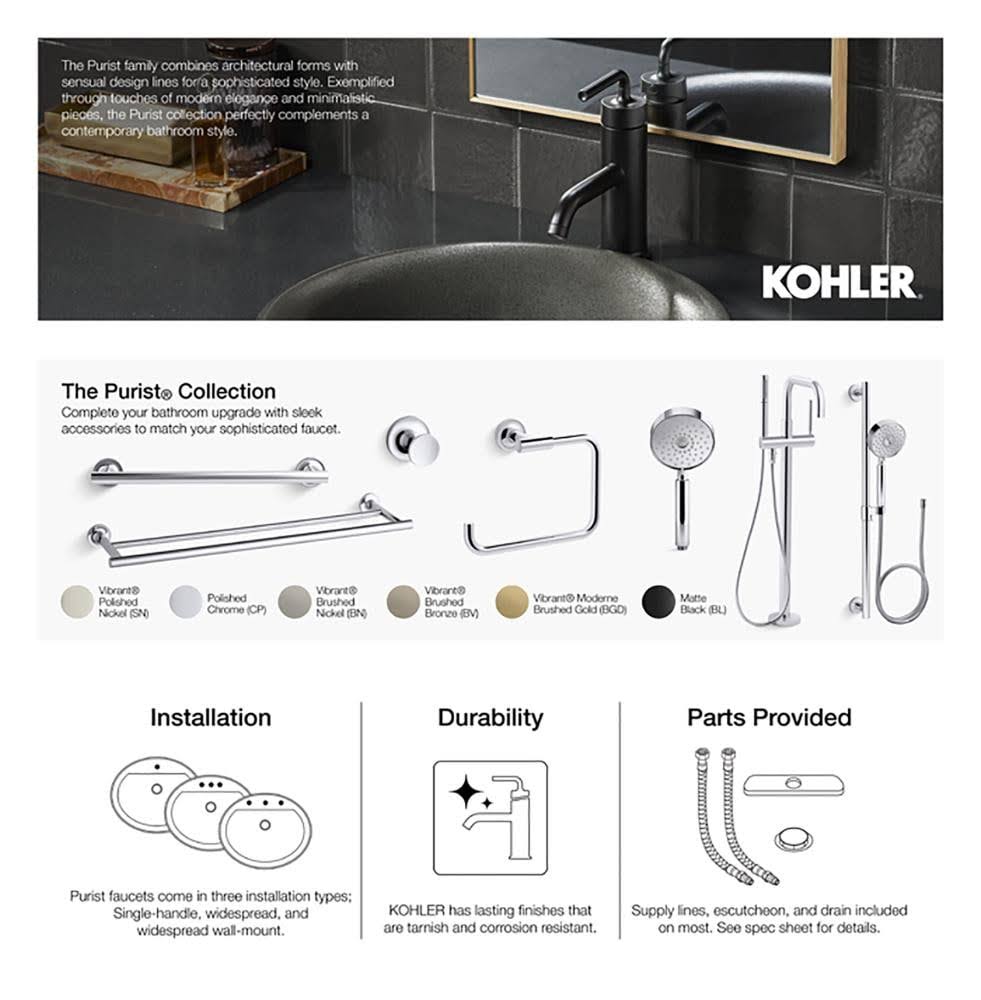 Matte Black Toilet Tissue Holder L967164