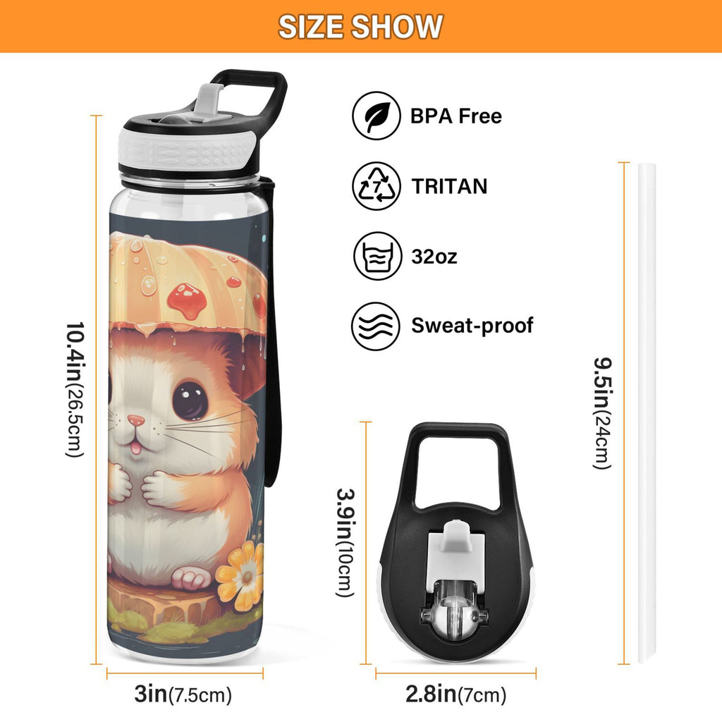 32oz Leakproof Tritan Water Bottle with Straw N563630