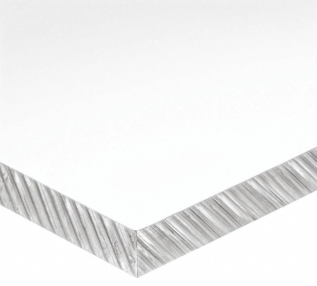 Clear Polycarbonate Sheet Stock 96 inch L x 48 inch W x 1/8 inch Thick X373