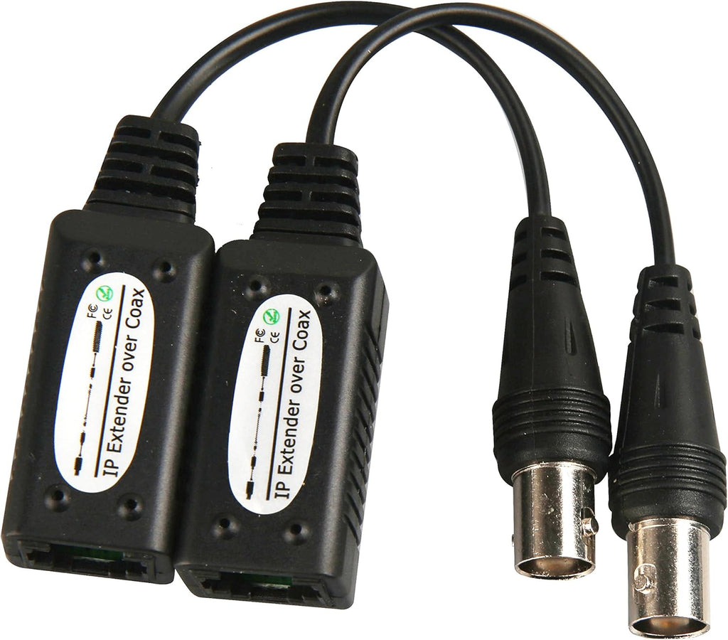 2 Pack IP Camera Video Extender Over Coaxial Cable V9064