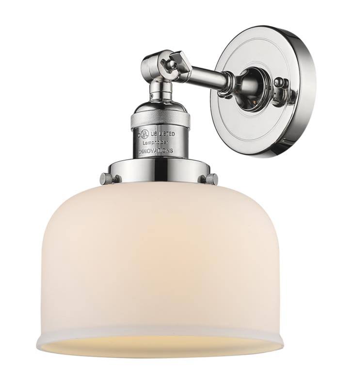 Large Bell 1 Light Sconce LED (Brass) A8059