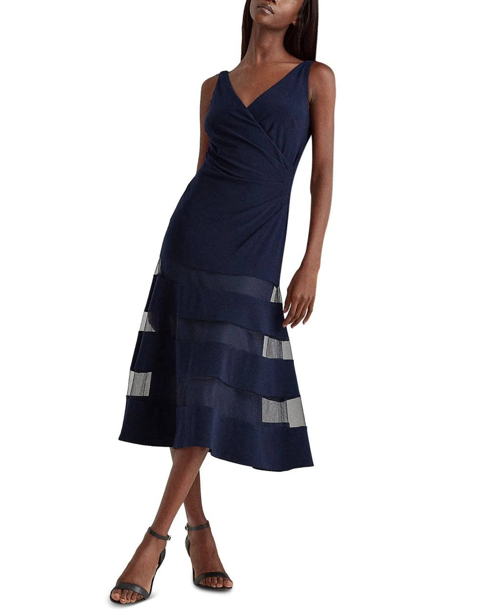 Blue 2 A-Line Dress Q998