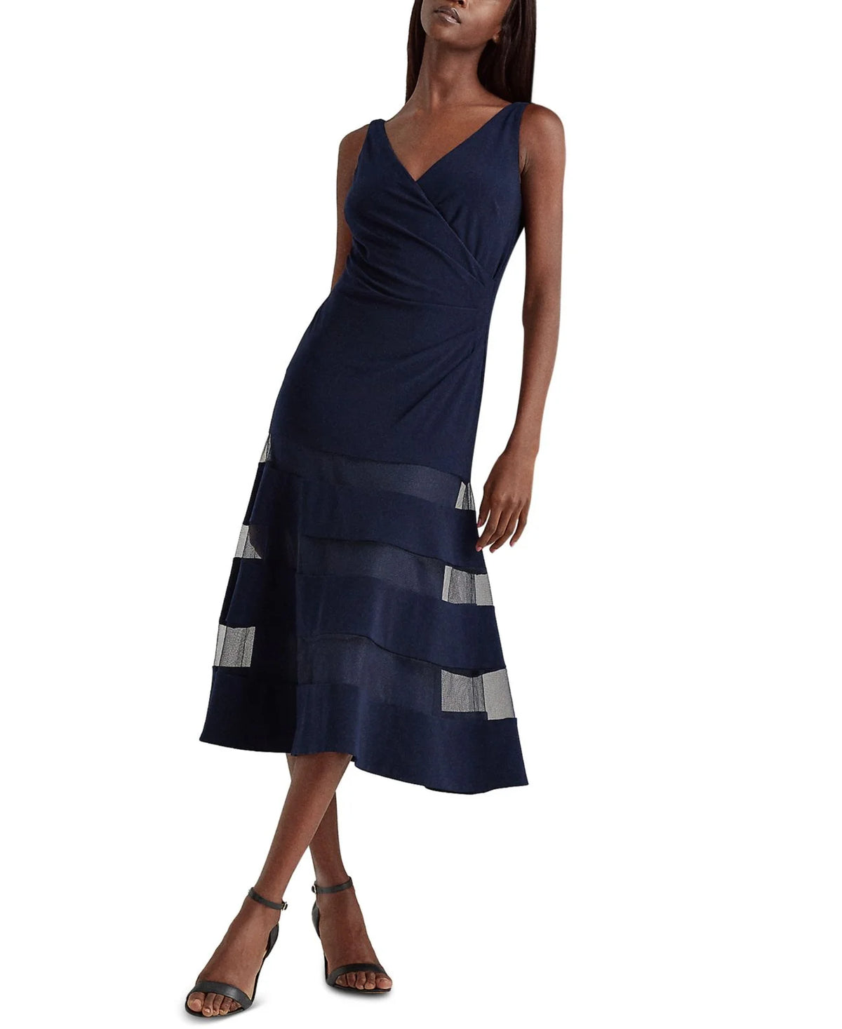 Blue 2 A-Line Dress Q998