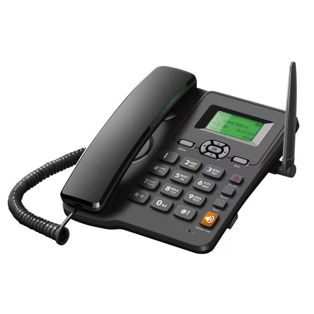 Cordless Phone Desktop Telephone Set with Dual SIM Cards F94812