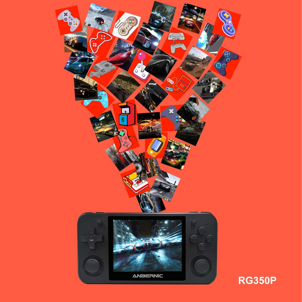 Handheld Game Console with 3.5 Inch HD Screen (Black) U61138