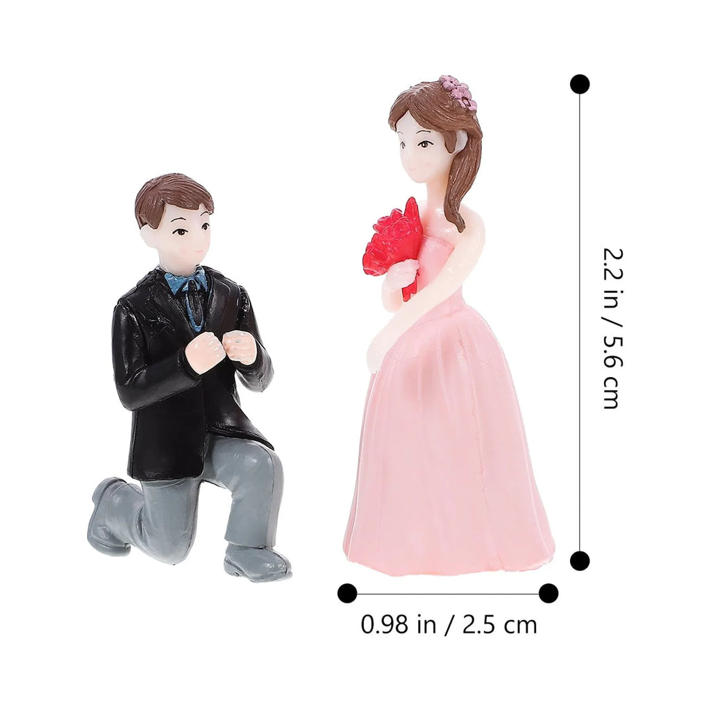 Mini Couple Doll Christmas Decorations T5170