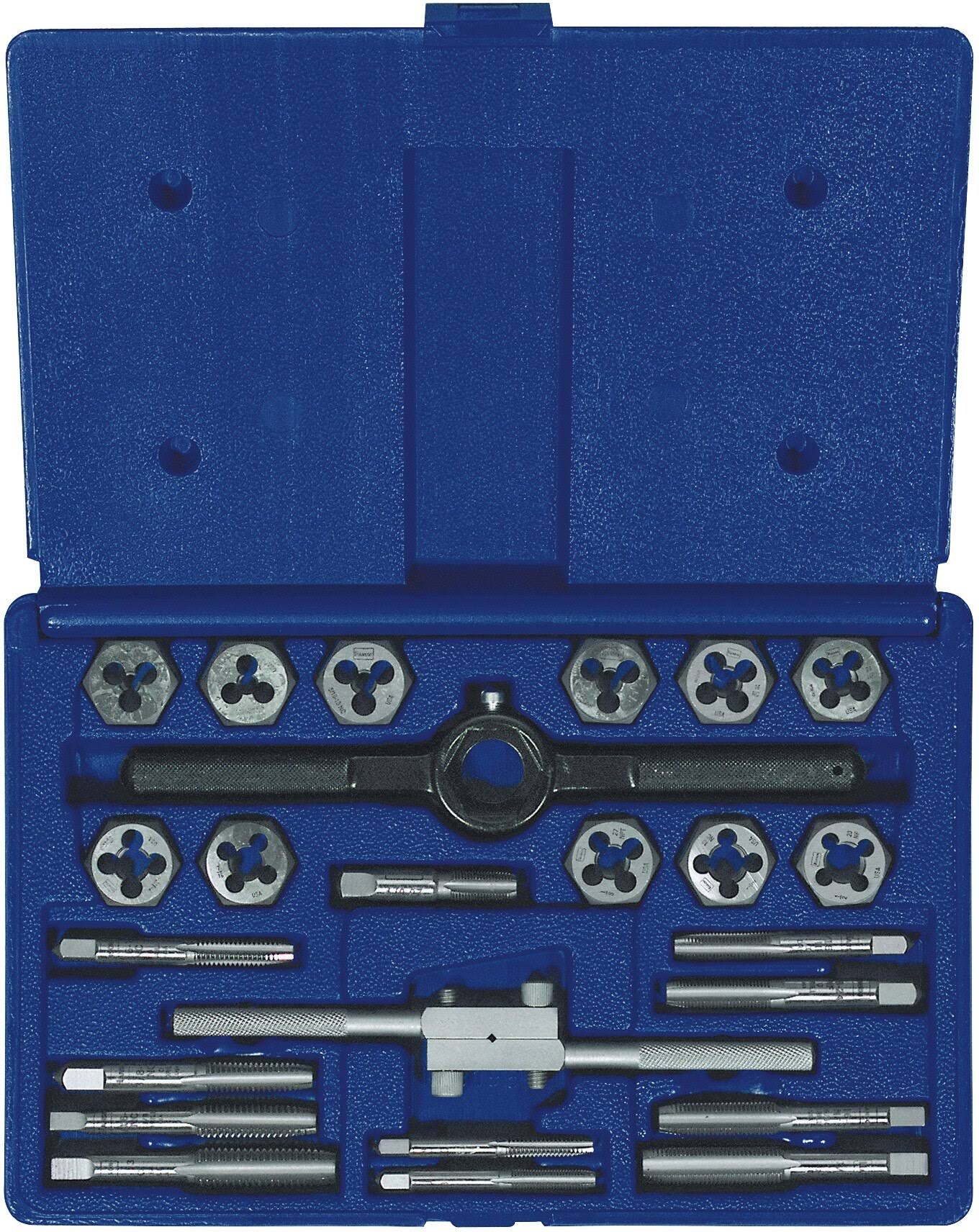 24 Piece Fractional Tap & Hex Die Set J5255
