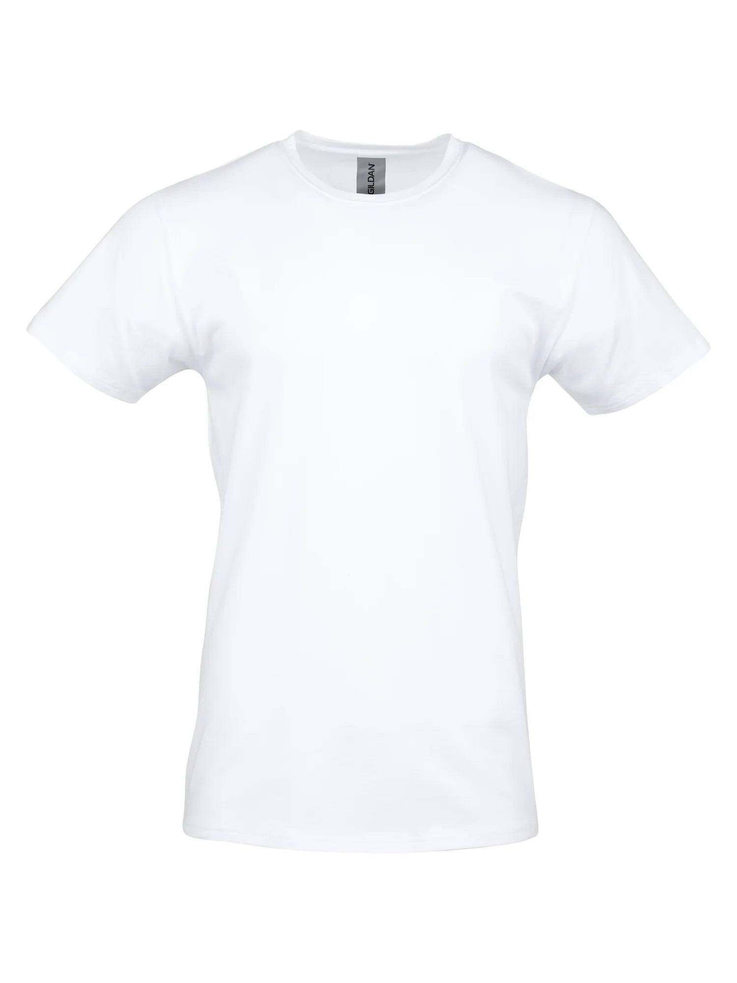 White Kids’ Crewneck Tee with Short Sleeves V3761
