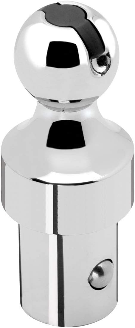 2-5/16" High Rise Pop-in Ball for Under-Bed Bolt-On Gooseneck Head, Silver R98326